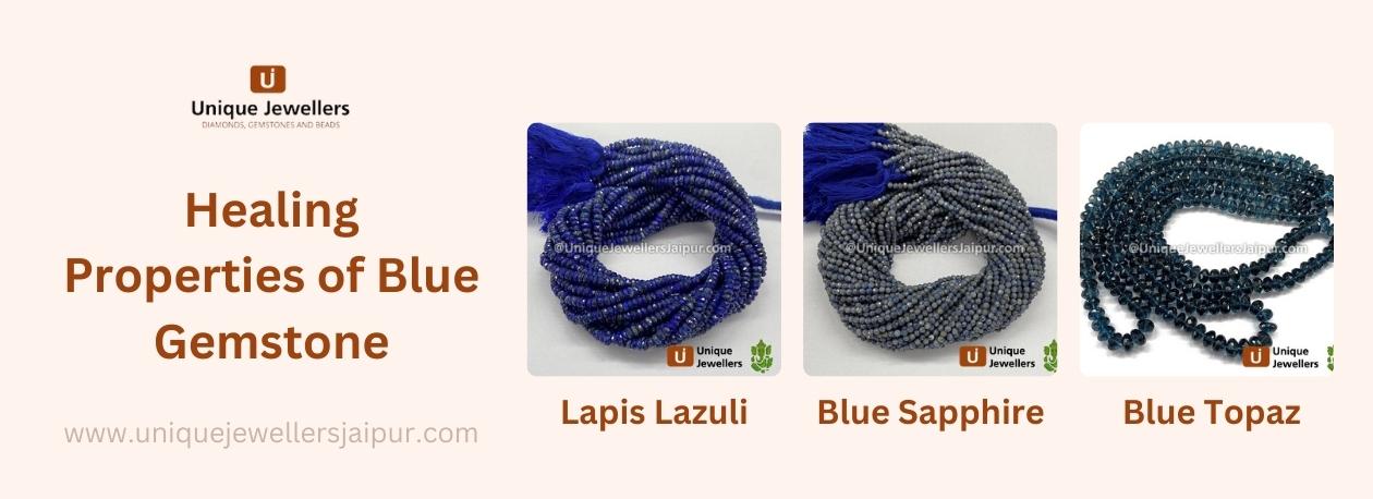 Healing Properties of Blue Stone: Lapis Lazuli, Sapphire, Topaz Beads