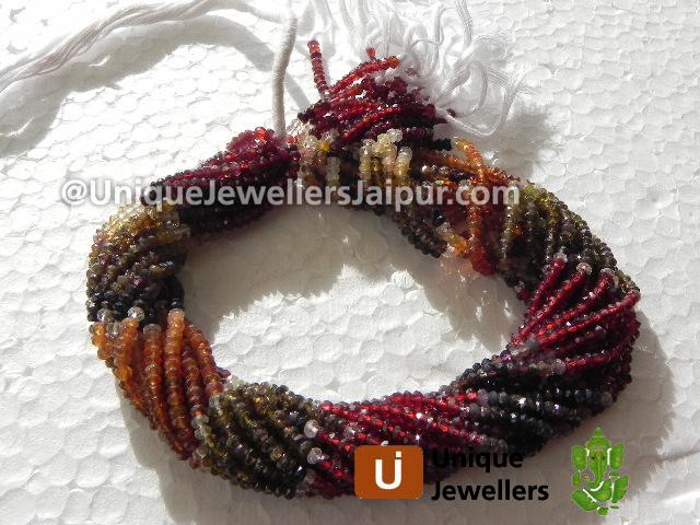 Tundru Faceted Roundelle Beads