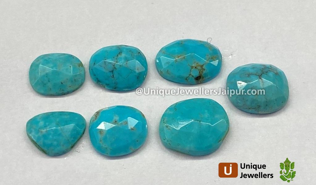 Turquoise Rose Cut Slices