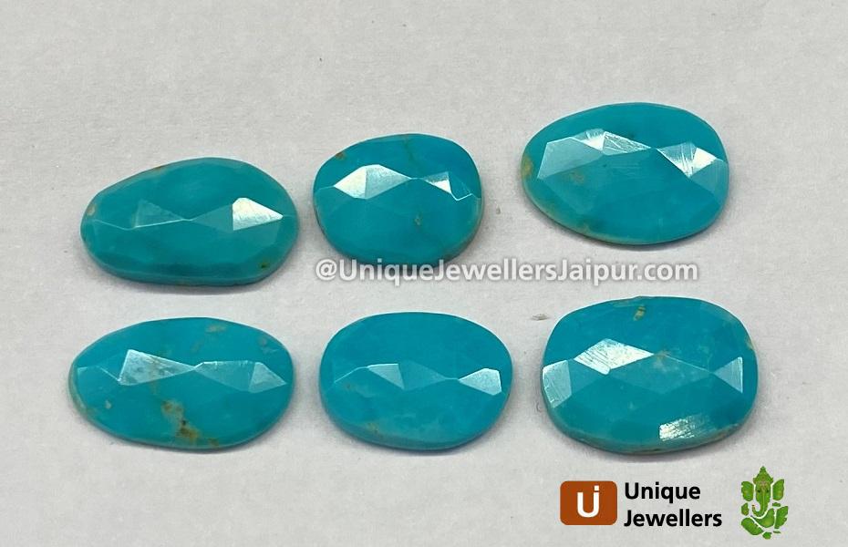 Turquoise Rose Cut Slices