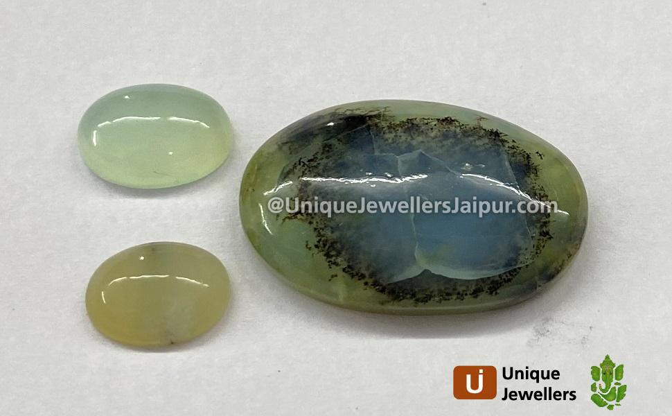 Peru Blue Opal Smooth Cabochons