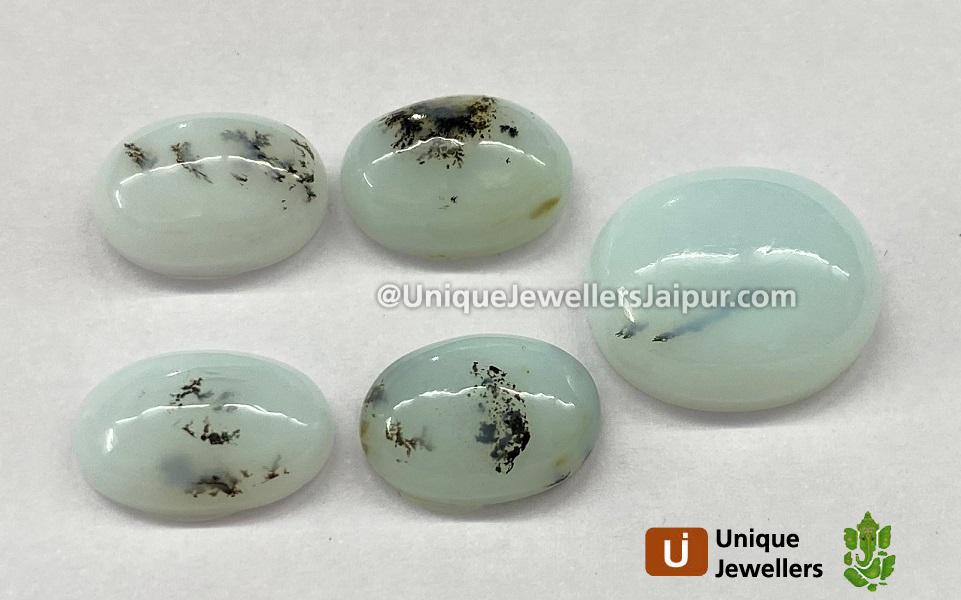 Peru Blue Opal Smooth Cabochons