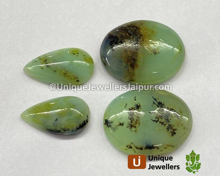 Peru Blue Opal Smooth Cabochons