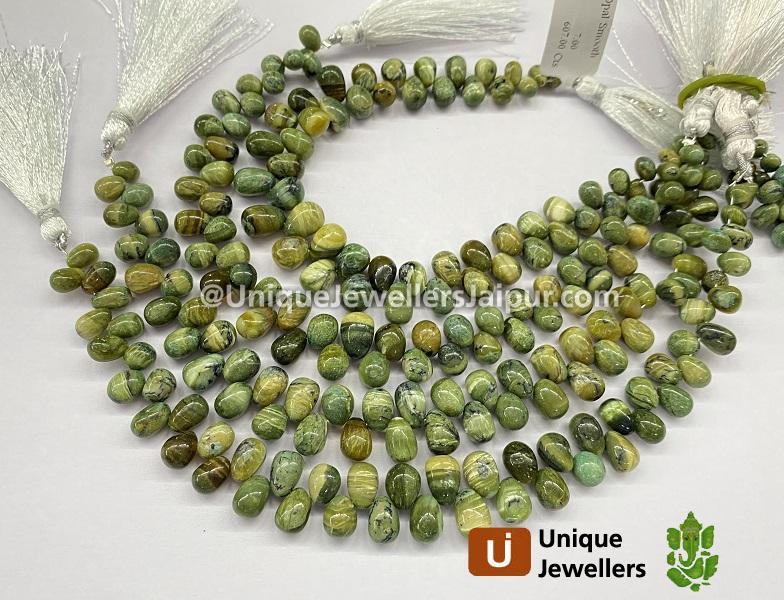 Imperial Opal Smooth Drops Beads