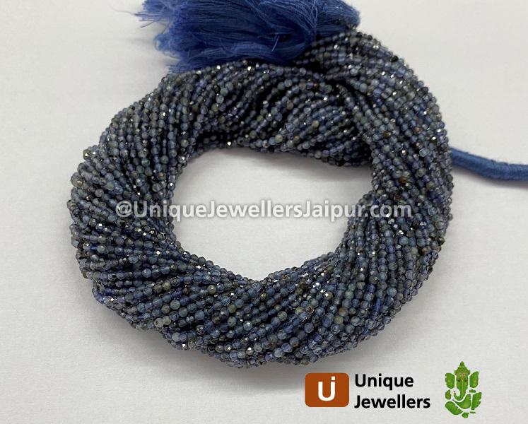 Iolite Faceted Round Beads