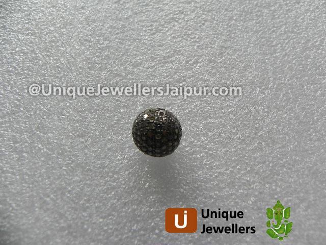 Diamond Studded Silver Ball