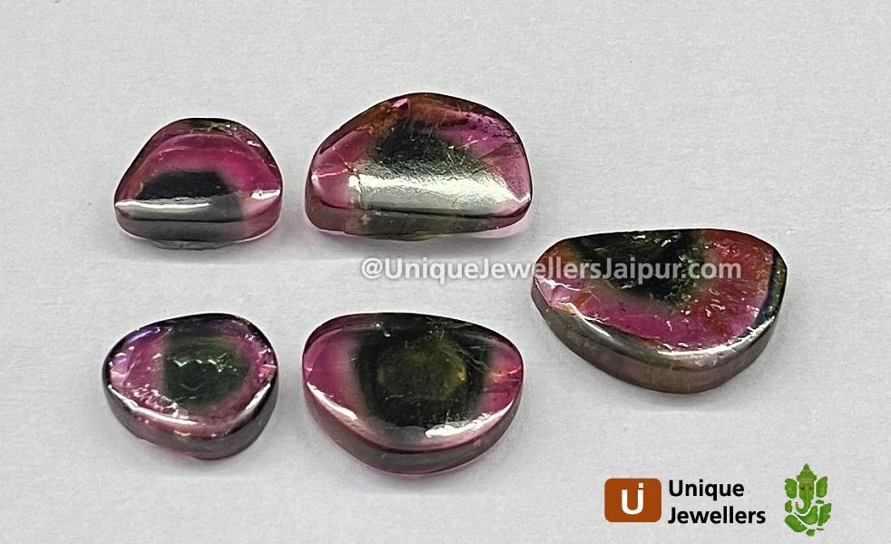 Watermelon Tourmaline Smooth Slices