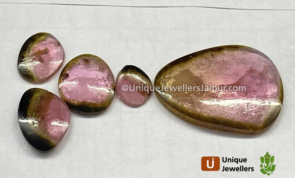 Watermelon Tourmaline Smooth Slices