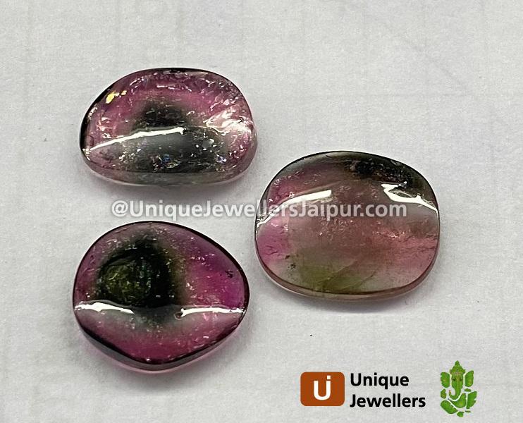 Watermelon Tourmaline Smooth Slices