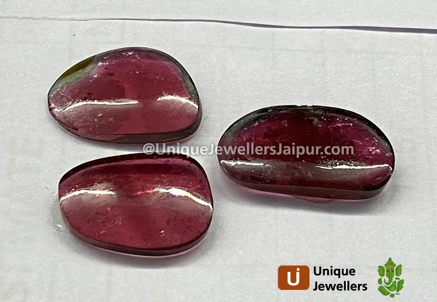 Watermelon Tourmaline Smooth Slices