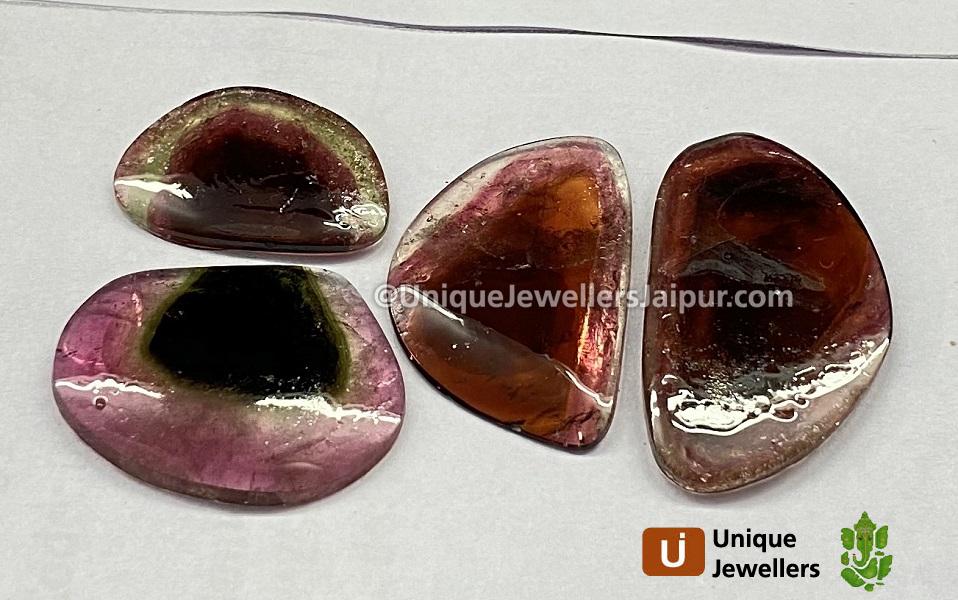 Watermelon Tourmaline Smooth Slices