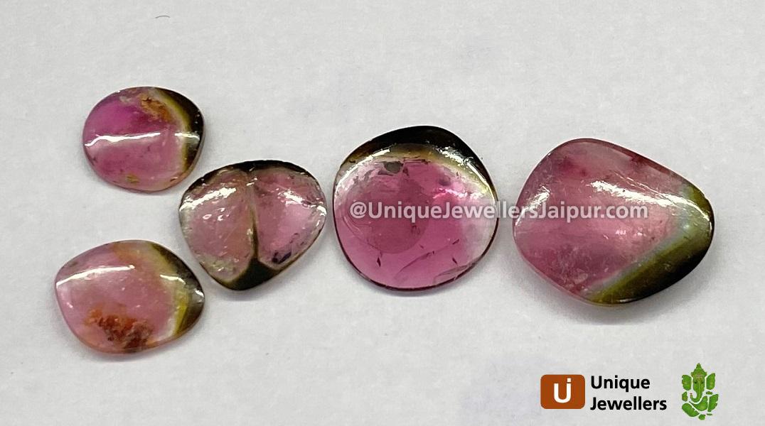 Watermelon Tourmaline Smooth Slices