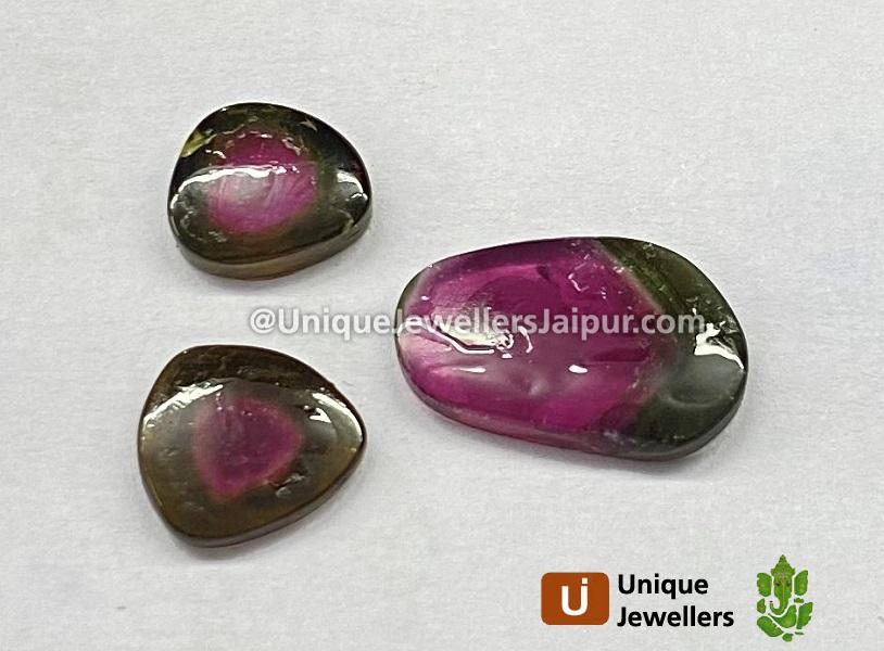 Watermelon Tourmaline Smooth Slices