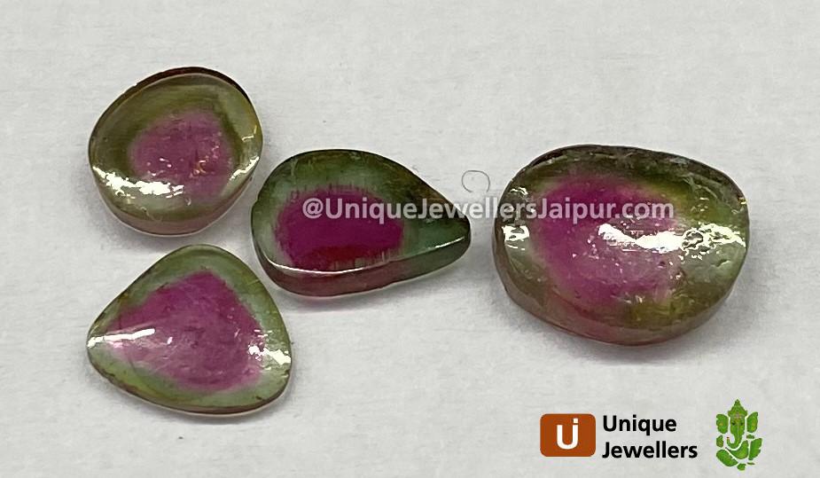 Watermelon Tourmaline Smooth Slices