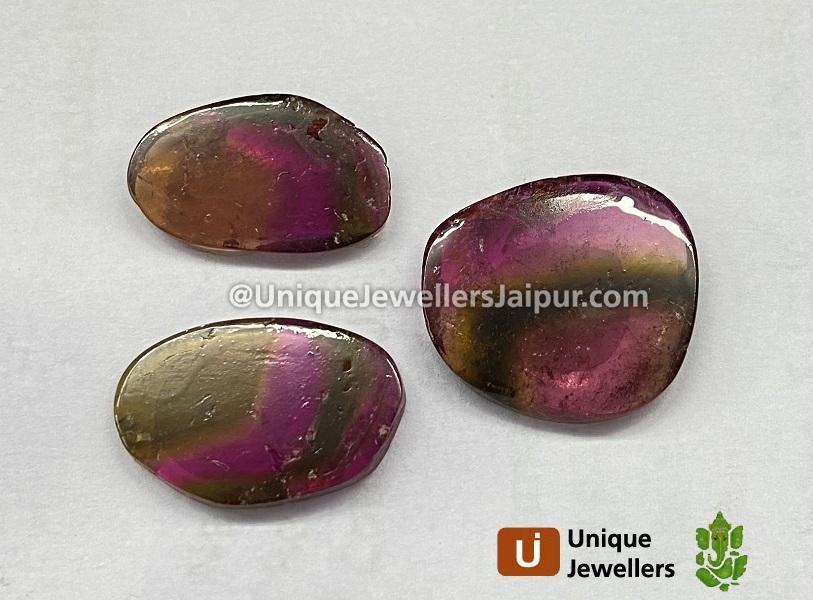 Watermelon Tourmaline Smooth Slices