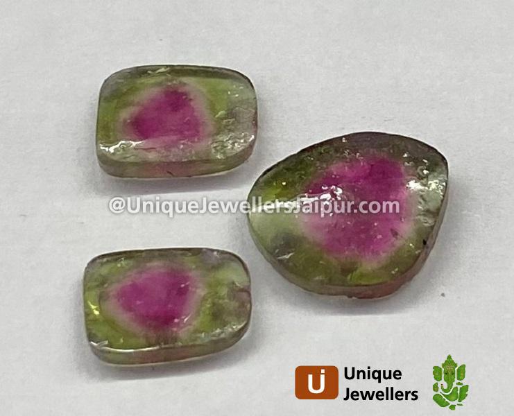 Watermelon Tourmaline Smooth Slices