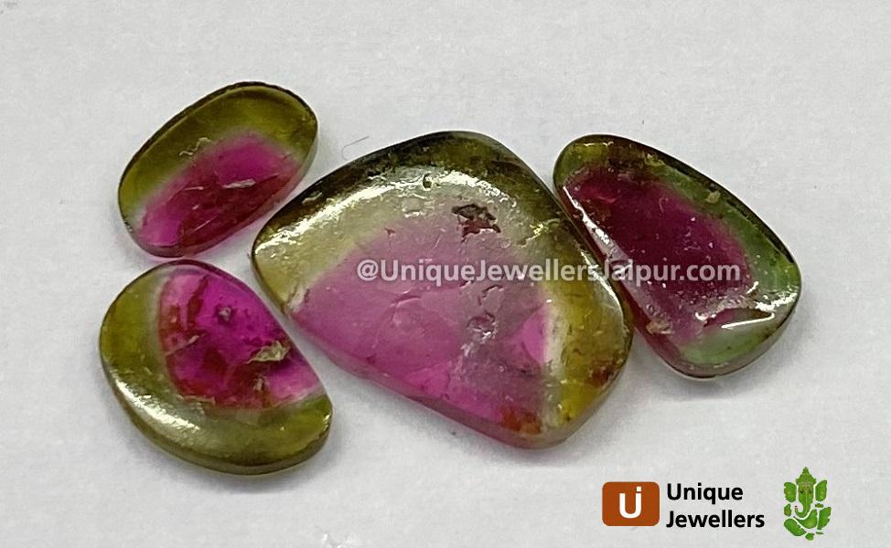 Watermelon Tourmaline Smooth Slices