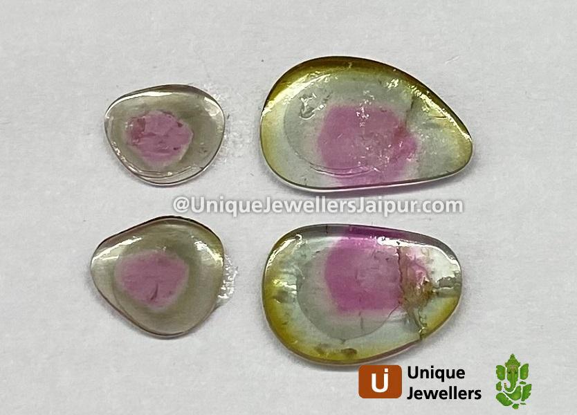 Watermelon Tourmaline Smooth Slices