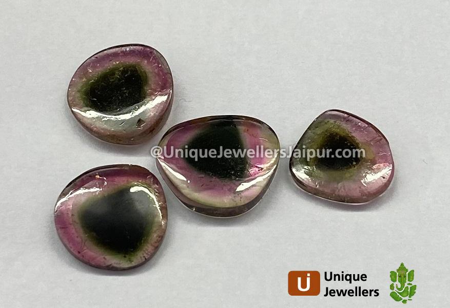 Watermelon Tourmaline Smooth Slices