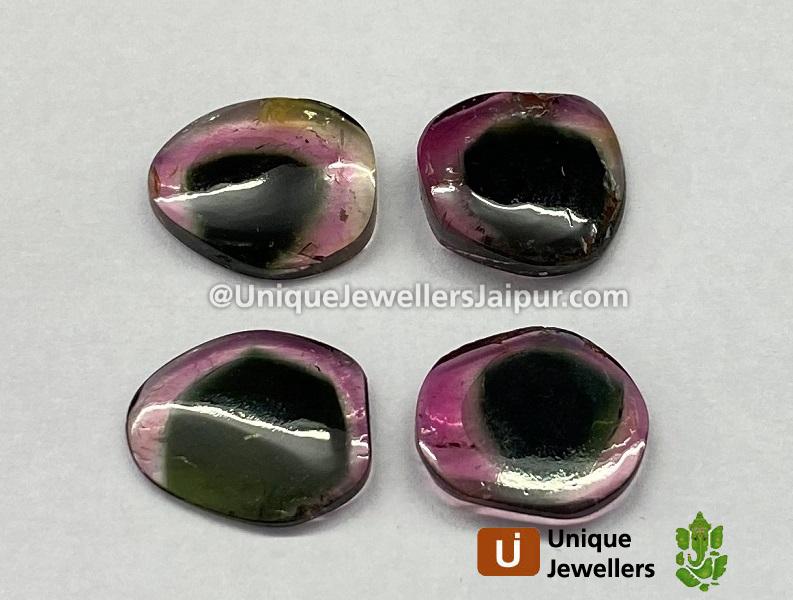 Watermelon Tourmaline Smooth Slices