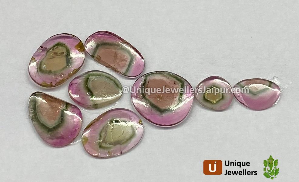 Watermelon Tourmaline Smooth Slices