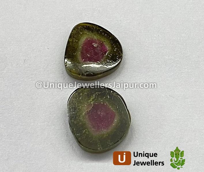 Watermelon Tourmaline Smooth Slices