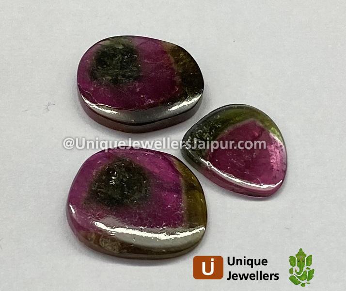 Watermelon Tourmaline Smooth Slices