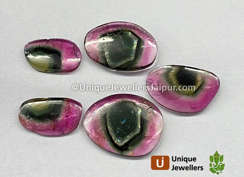 Watermelon Tourmaline Smooth Slices