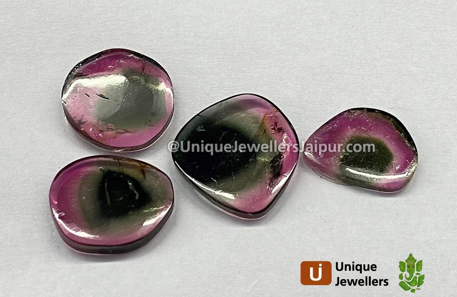 Watermelon Tourmaline Smooth Slices