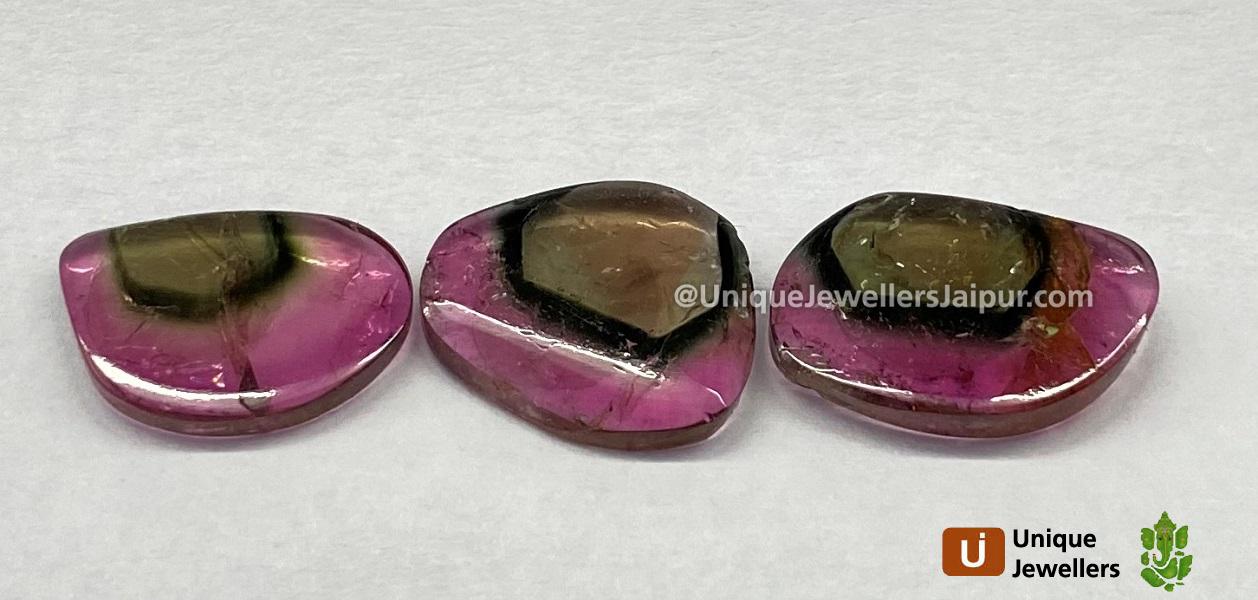 Watermelon Tourmaline Smooth Slices