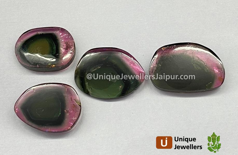 Watermelon Tourmaline Smooth Slices