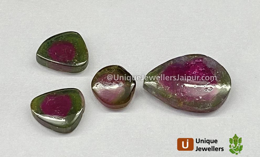 Watermelon Tourmaline Smooth Slices