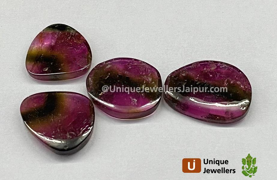 Watermelon Tourmaline Smooth Slices