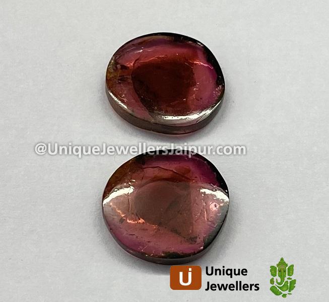 Watermelon Tourmaline Smooth Slices