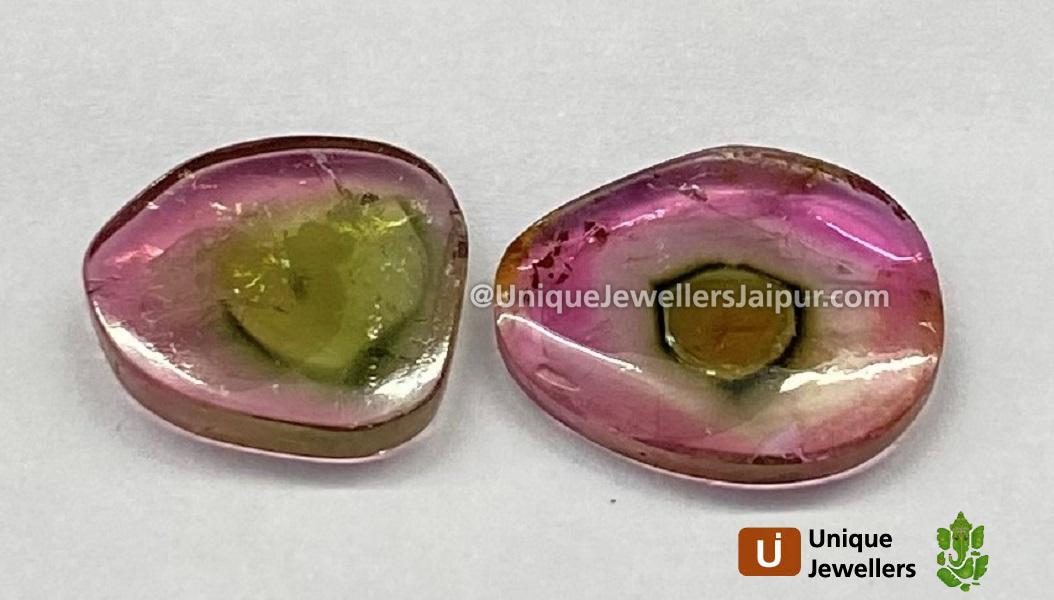 Watermelon Tourmaline Smooth Slices