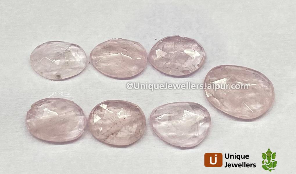 Morganite Rose Cut Slices