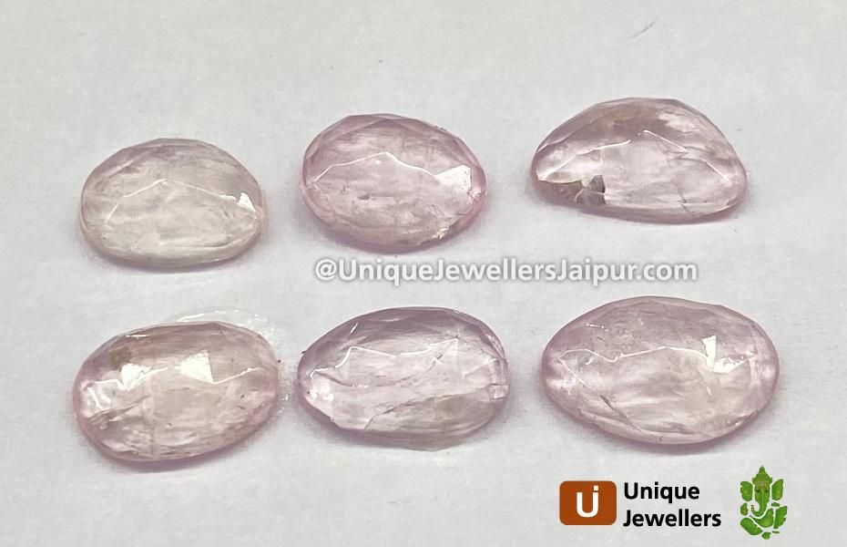 Morganite Rose Cut Slices