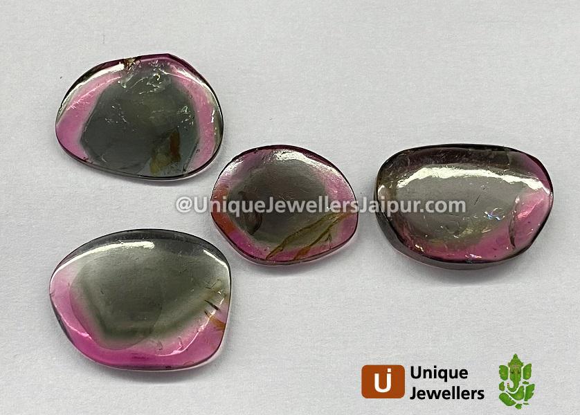 Watermelon Tourmaline Smooth Slices