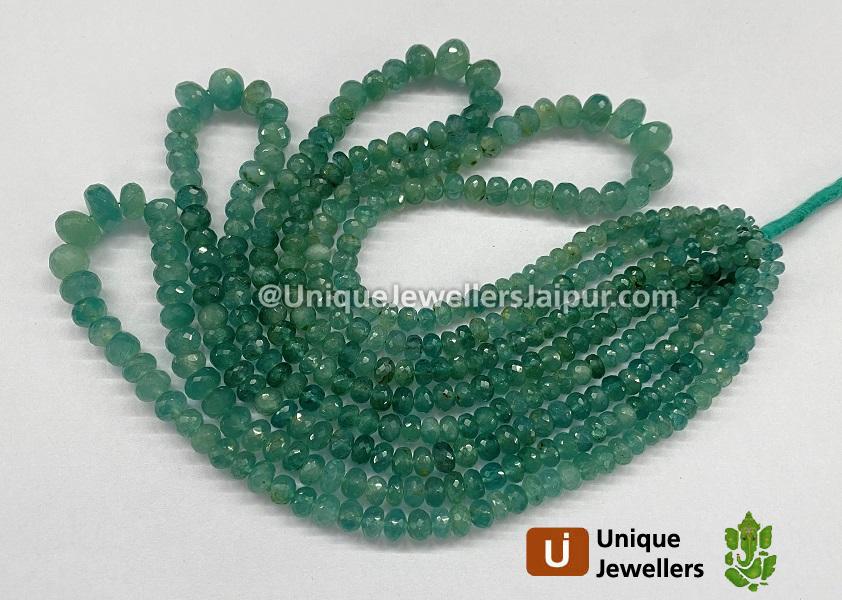 Grandiderite Far Faceted Roundelle Beads