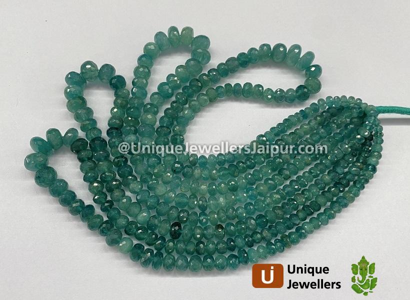 Grandiderite Far Faceted Roundelle Beads