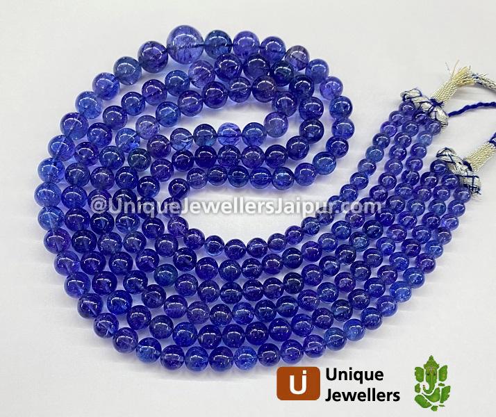 Tanzanite Smooth Round Balls Beads