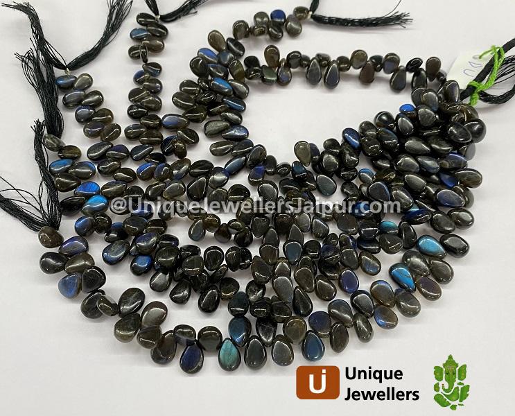 Labradorite Smooth Pear Beads