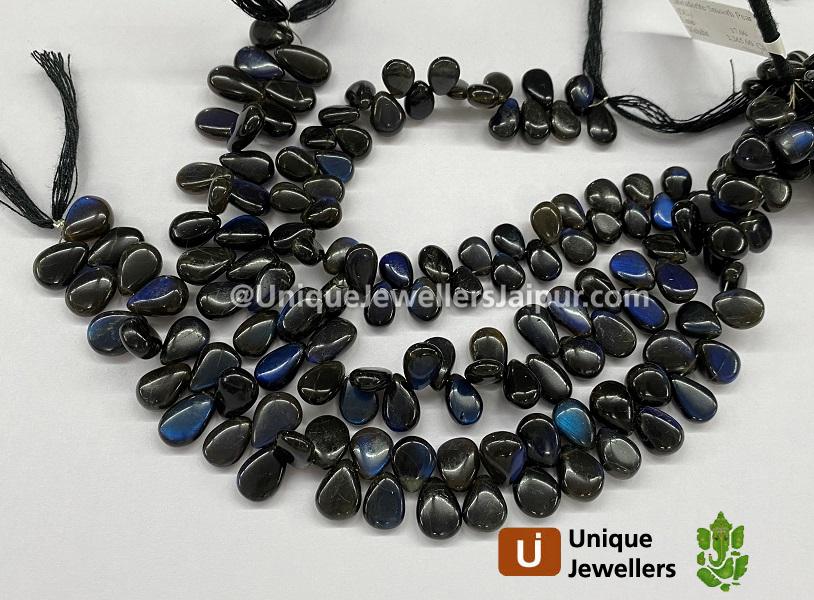 Labradorite Far Smooth Pear Beads