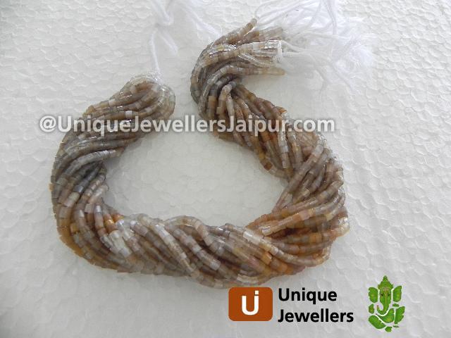 Multi Stone Faceted Tyre Beads