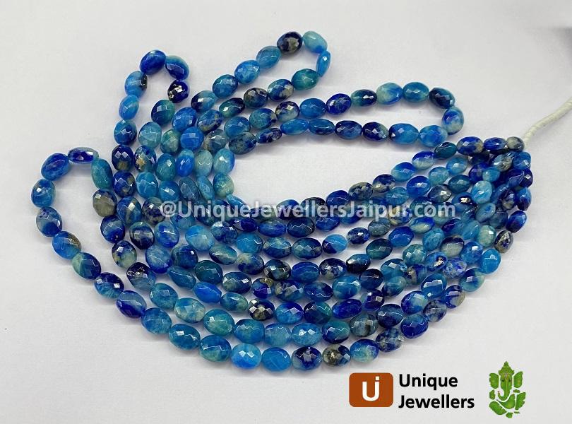 Afghanite Faceted Oval Beads