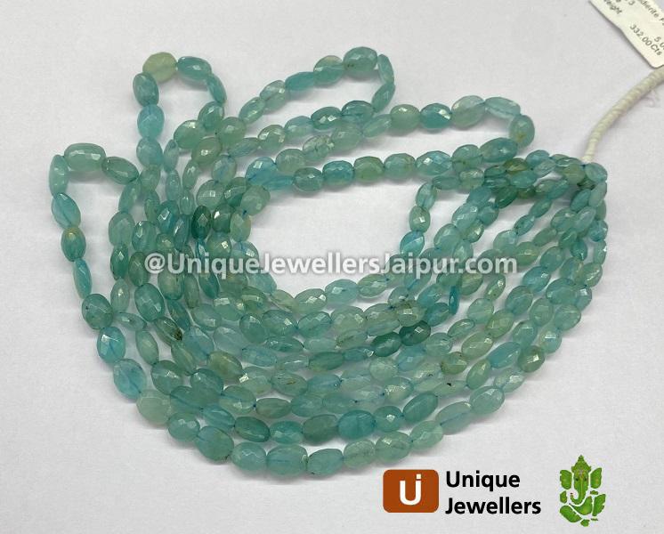 Paraiba Grandidierite Faceted Oval Beads