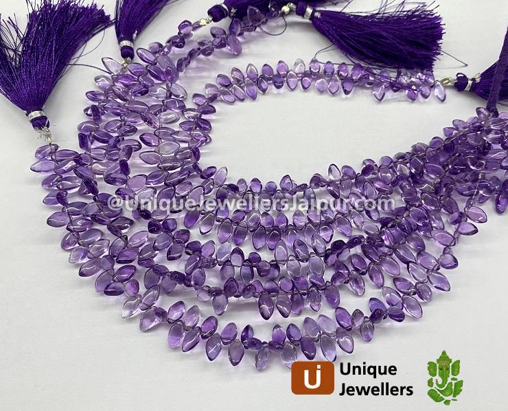 Amethyst Smooth Marquise Beads