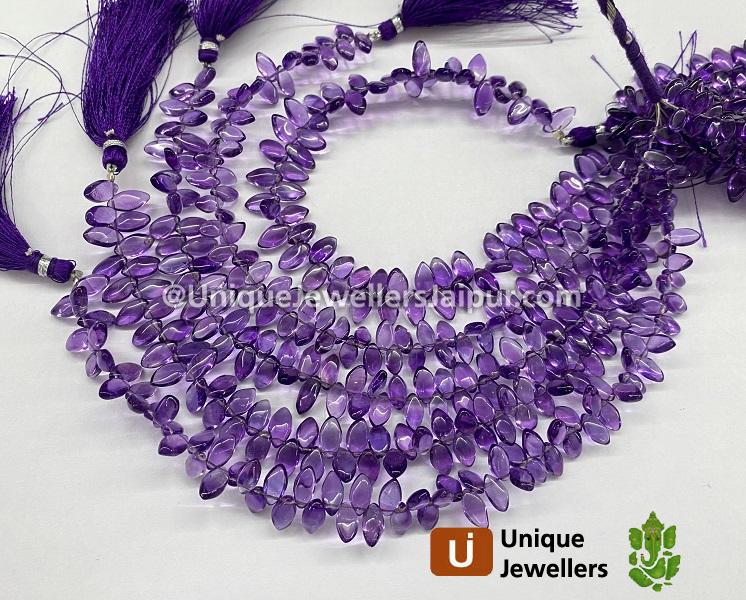 Amethyst Smooth Marquise Beads
