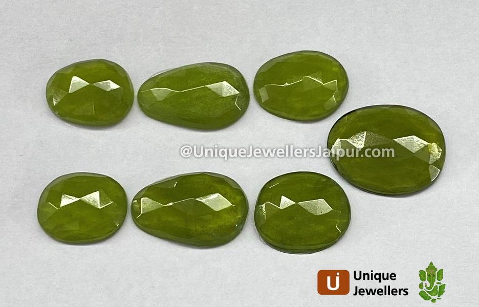 Vesuvianite Rose Cut Slices