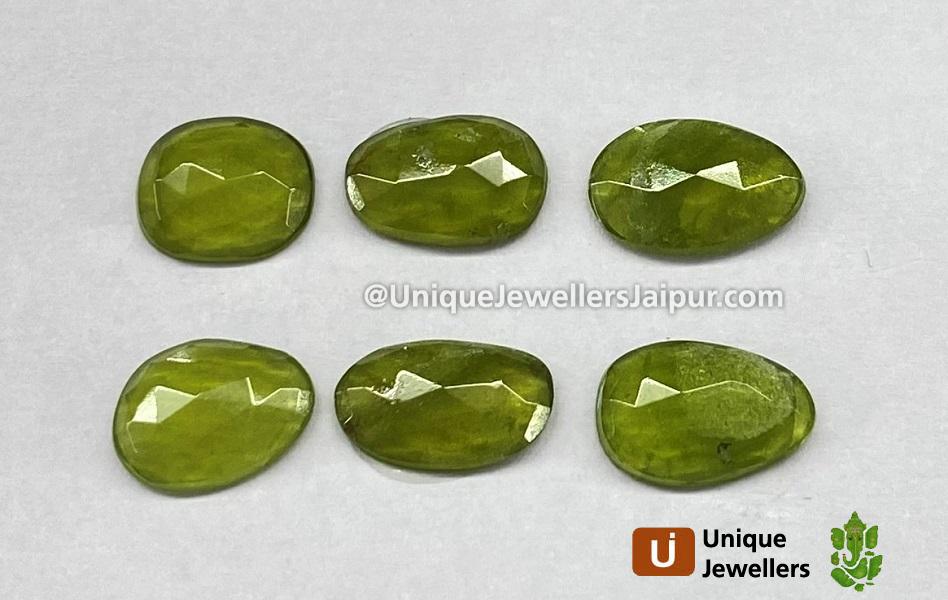 Vesuvianite Rose Cut Slices